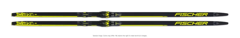Fischer TWIN SKIN PRO STIFF Skis with RACE CLASSIC Step-In IFP Bindings